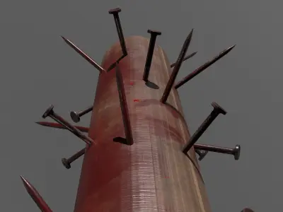 zombie bat Low-poly 3D model