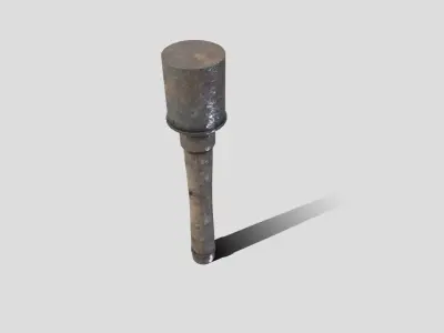 Stick Grenade Low-poly 3D model buy