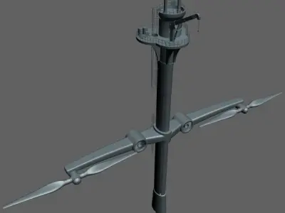 Tidal Generator 3D model