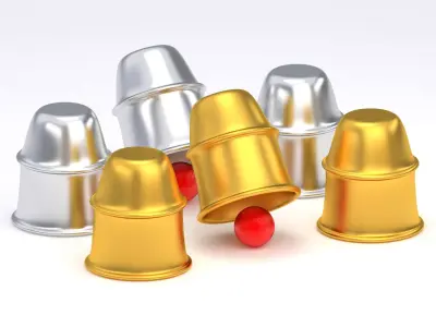 Ball Guessing Game Collection 3D model