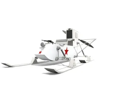 RF-8 Soviet Aerosan 3D model