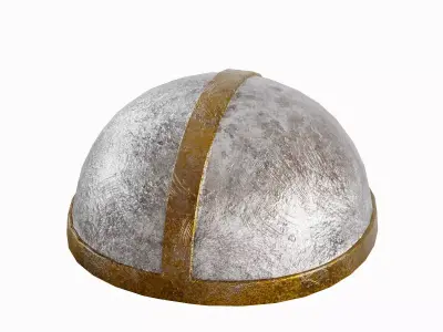 Medieval Helmet 02 Low-poly 3D model