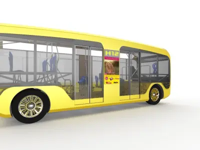 Inti Electric Bus 3D model