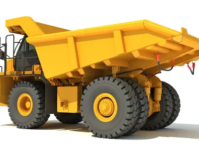 Off Highway Mining Dump Truck 3D model