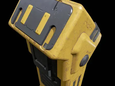 Sci-fi Console Low-poly 3D model buy