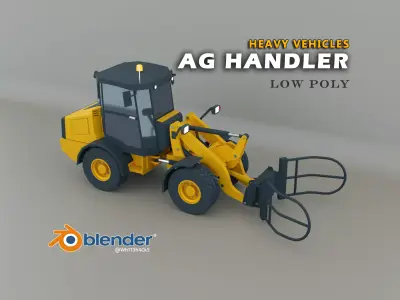 AG Handler - Heavy Vehicle Low-poly 3D model