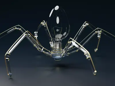 Spider - bulb 3D model