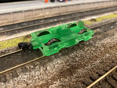 OO MK3 Coach Bogie with NEM Socket for older Hornby Coaches 3D print model