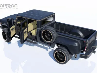 International Harvester Travelette Dually 3D model