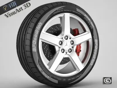 Wheel Mercedes CLS 7 3D model