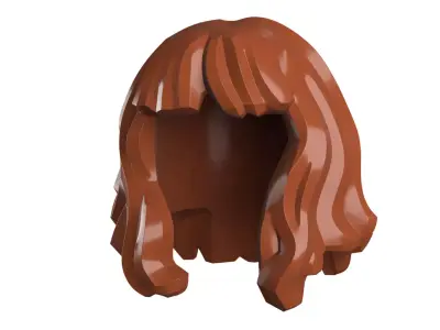 Custom3Dprint Minifigure Accessory - Minifigure Hair S2 - 082 3D print model