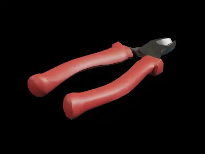 Side Cutter Low-poly 3D model