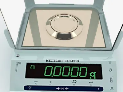 Analytical Balances 3D model