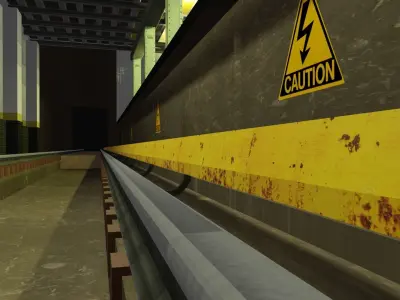 Subway Station Pack in Blender 3D model