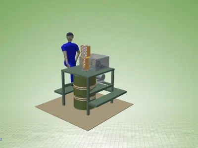 Can Crusher- HD Free 3D model