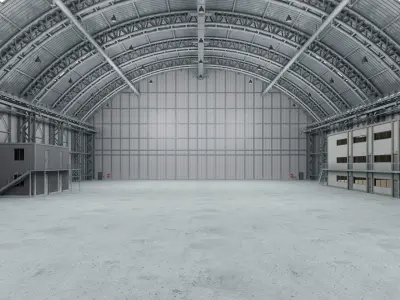 Hangar 3 3D model