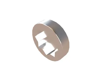 Screw v11 001 Low-poly 3D model