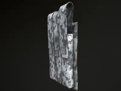 Magazine pouch Low-poly 3D model purchase