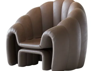 Armchair Art Shell 3D model