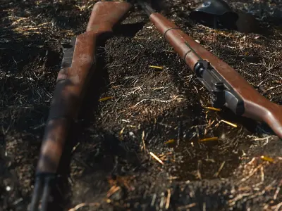 M1 garand ww2  3D model