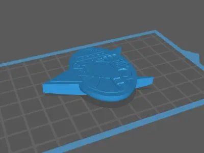Star Trek TNG Badge 3D print model