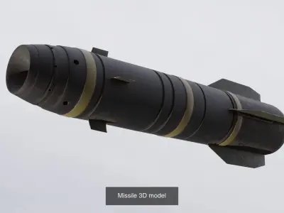 Rocket 3D models 3D Model Collection buy