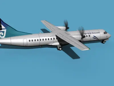 ATR  ATR-72-600 Air New Zealand 3D model
