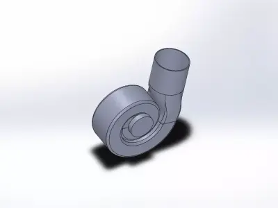 assembly and part for car engine 3D model