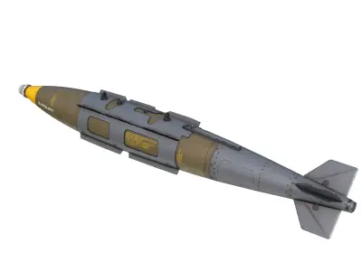 GBU-31 GBU31 JDAM GBU32 MK84 Bomb 3D model