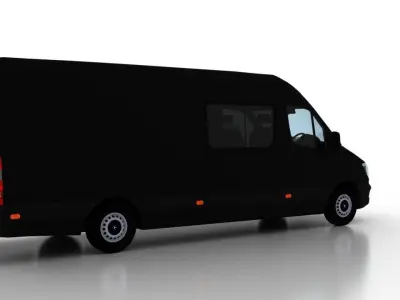 Mercedes Benz Sprinter L4H2 2015 Crew Van UK 3D model