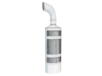 Exhaust pipe for honda 3D model