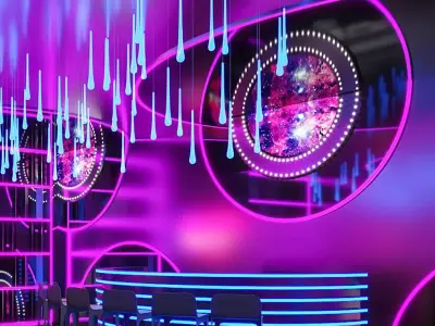 Bar entertainment bar Modern Leisure 3D model