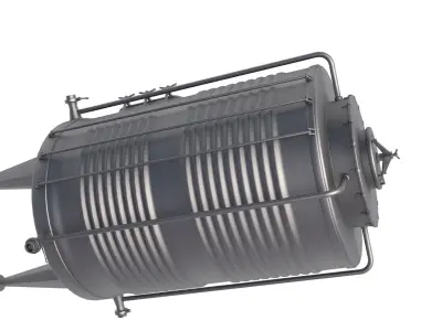 Steel Wine Tank 3D model