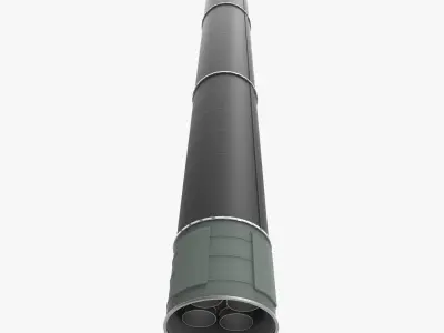 RS-28 Sarmat Satan 2 3D model