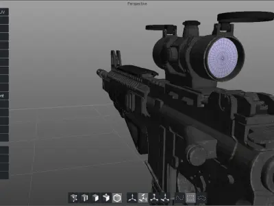 M86 Assult  Rifle 3D model
