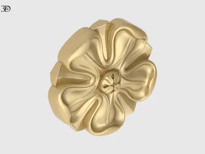 Carved Rosette 3D print model