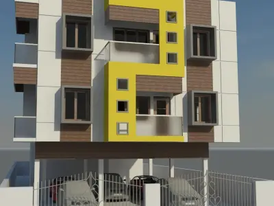 simple exterior 3D model