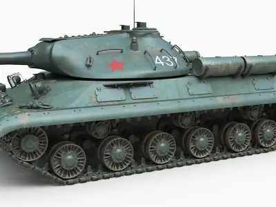 Tank IS 3M Corona 3D model
