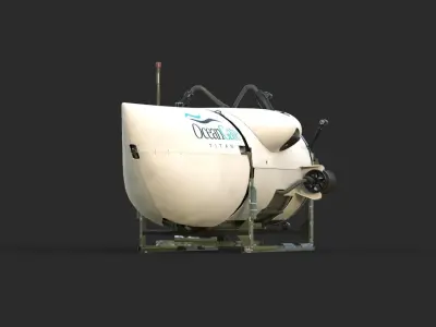 OceanGate Titan submarine 3D model