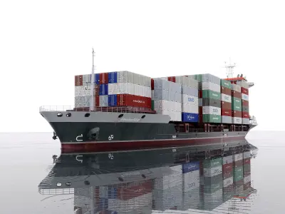 Container Feeder 800 Grey 3D model