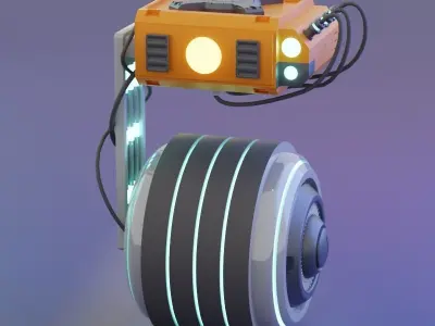 Robot BB-009 Free 3D model