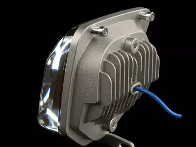 Husqvarna LED Headlight Assembly STEP FBX STL OBJ 3D model