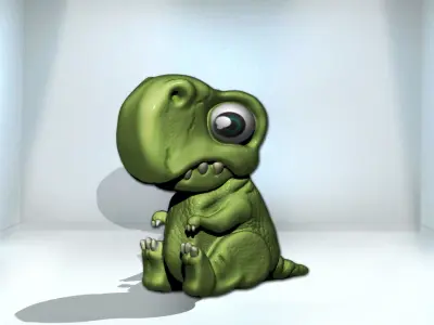 Baby Dinosaur Model for the vr-animals challenge Low-poly 3D model