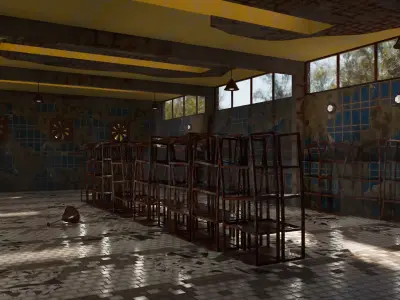 ABANDONED WAREHOUSE 2 3D model