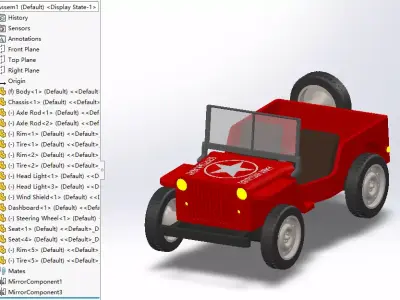 Old Jeep Wrangler 3D Model Free 3D model