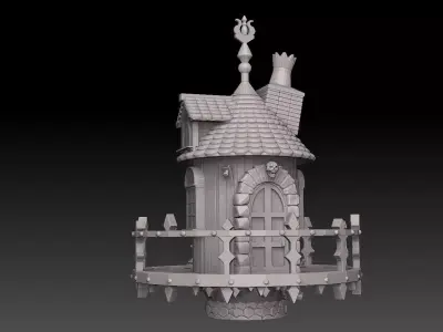 Panzer Buggy Mobile Tower 3D print model