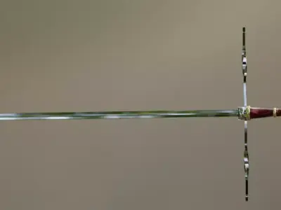 Weapon sword Low-poly 3D model get
