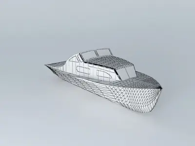 Cabarello boat Free 3D model