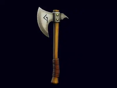Axe - Game Ready Weapon Low-poly 3D model