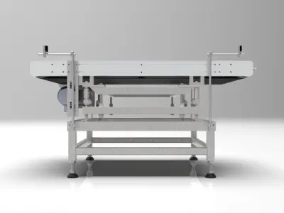 3D design model of a check weigh conveyor 3D model